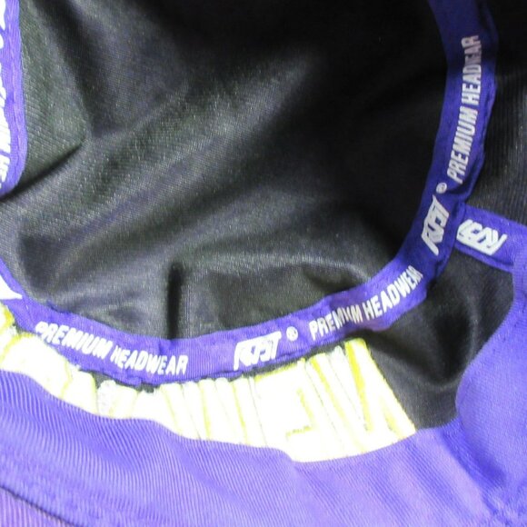 ROST mens purple an gold New York bucket hat OS EUC - Picture 8 of 9